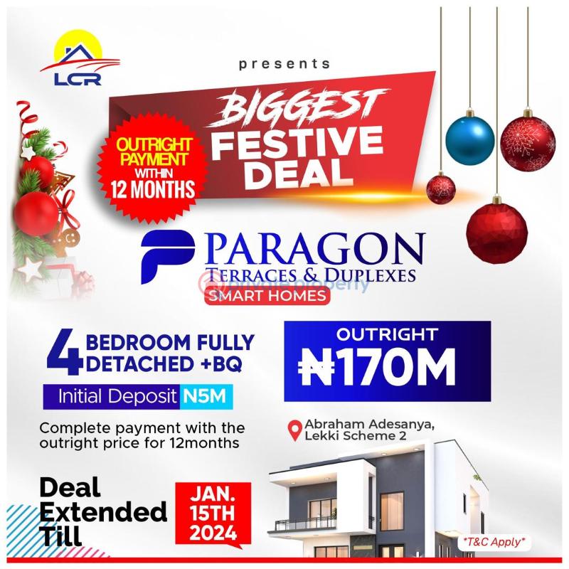 4 bedroom Detached Duplex For Sale Paragon Terraces And Duplexes Meridian Boulevard Estate Okun Ajah Lekki Okun Ajah Lagos - 2