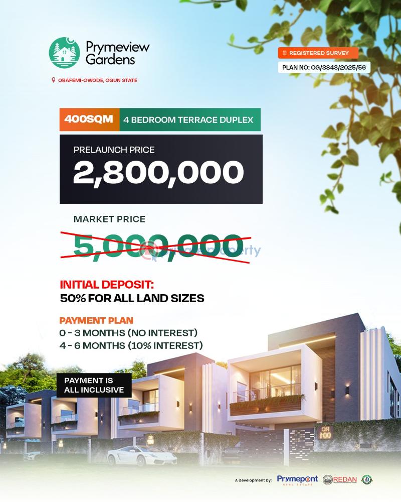 Landed property - 1 Mixed use Land For Sale Obafemi Owode Ogun - 1