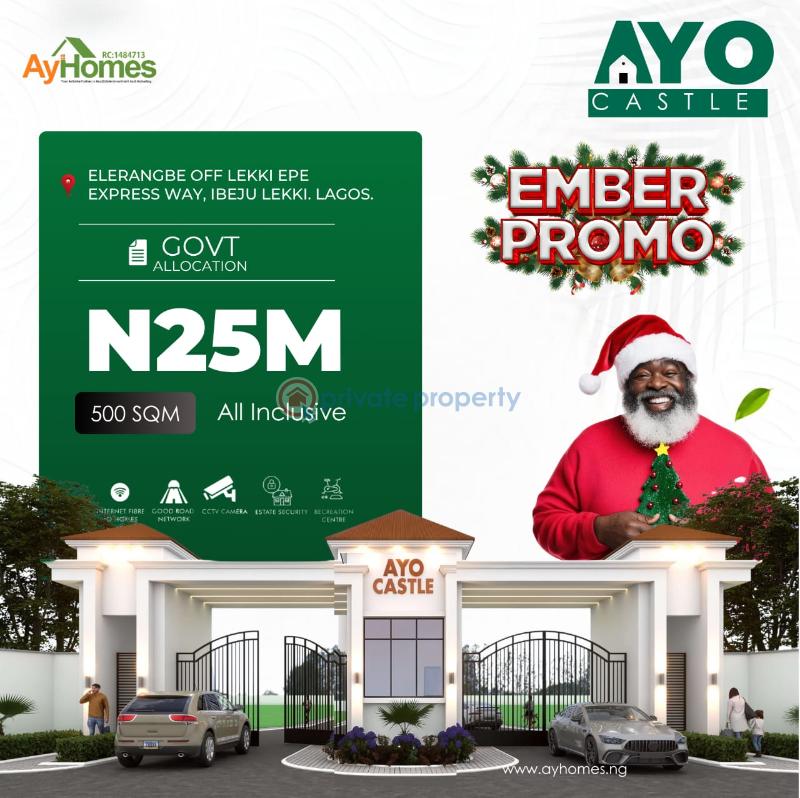 Residential Land For Sale Lekki Epe Expressway Lekki Expressway Lagos