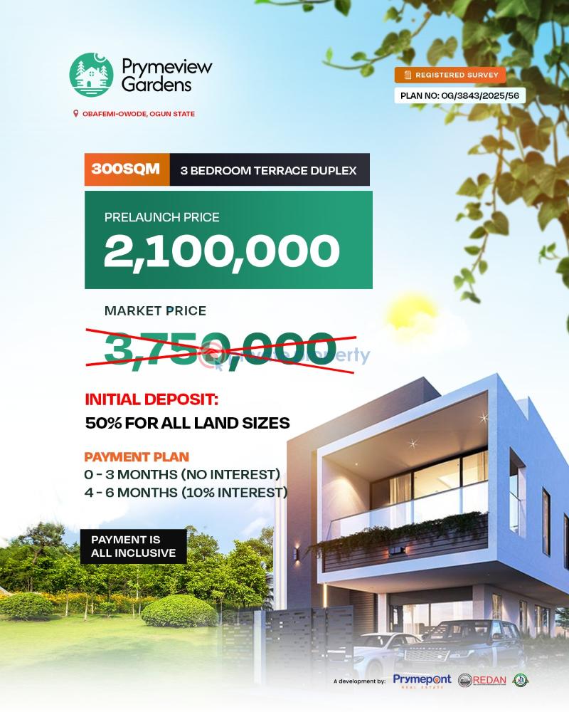 Landed property - 2 Mixed use Land For Sale Obafemi Owode Ogun - 2
