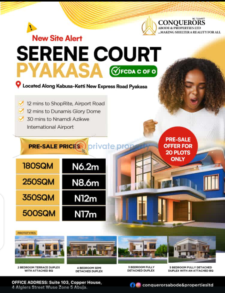 4 bedroom Residential Land For Sale Along Kabusa Ketti Rd Pyakassa Abuja Phase 4 