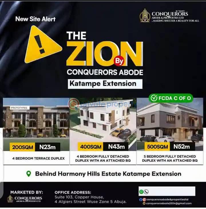 Residential Land For Sale Behind Harmony Hills Estate, Katampe Extension Katampe Ext. Abuja Phase 2 