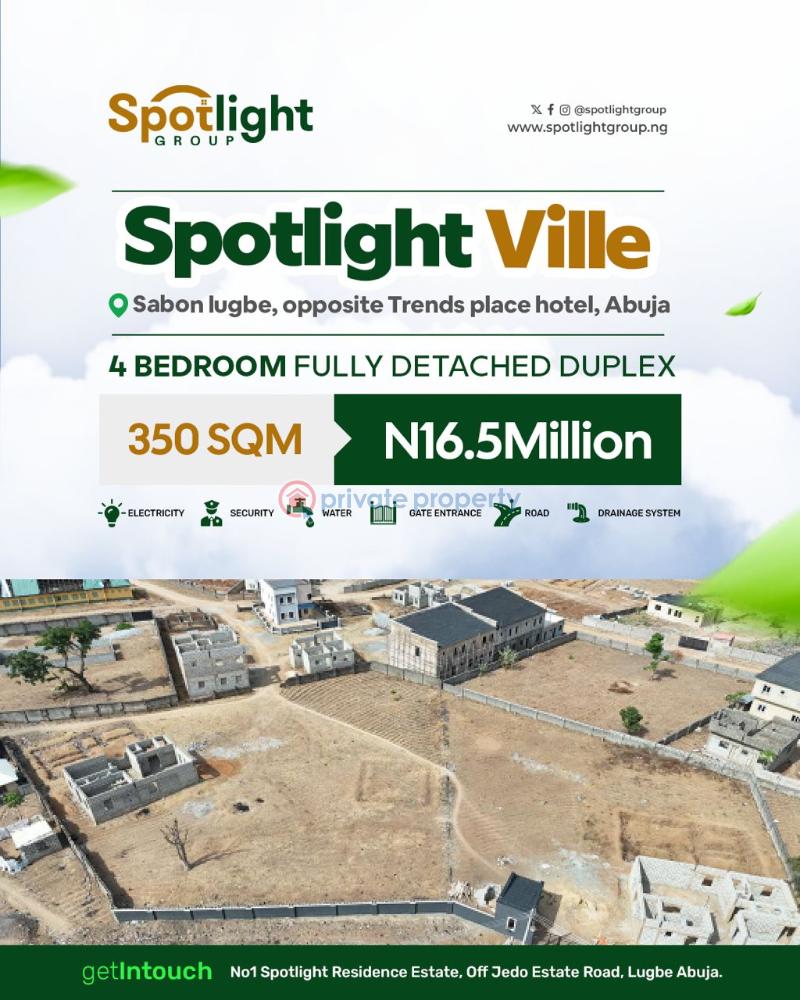 4 bedroom Mixed use Land For Sale Idu Industrial/ By The Rail Way Station Idu Industrial Abuja Phase 3  - 4