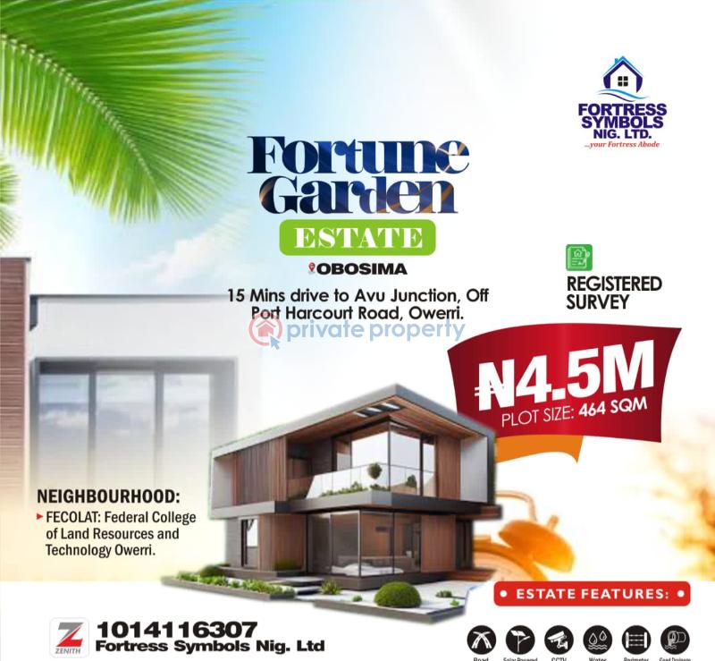 Mixed use Land For Sale Avu Junction Owerri Imo