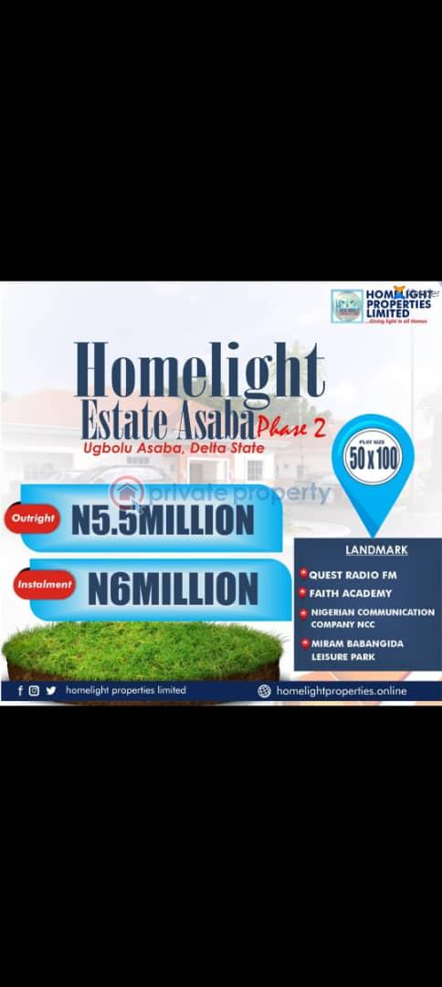Mixed use Land For Sale Ubolu Road Asaba Delta
