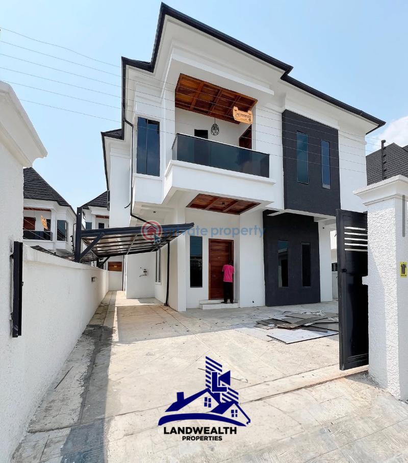Last unit of this 5 bedroom fully detached duplex with bq - 0 5 bedroom Detached Duplex For Sale Secure Estate At Orchid Lekki Along Lekki Expressway Lagos - 0