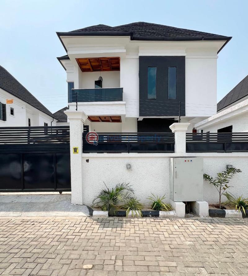 Last unit of this 5 bedroom fully detached duplex with bq - 1 5 bedroom Detached Duplex For Sale Secure Estate At Orchid Lekki Along Lekki Expressway Lagos - 1