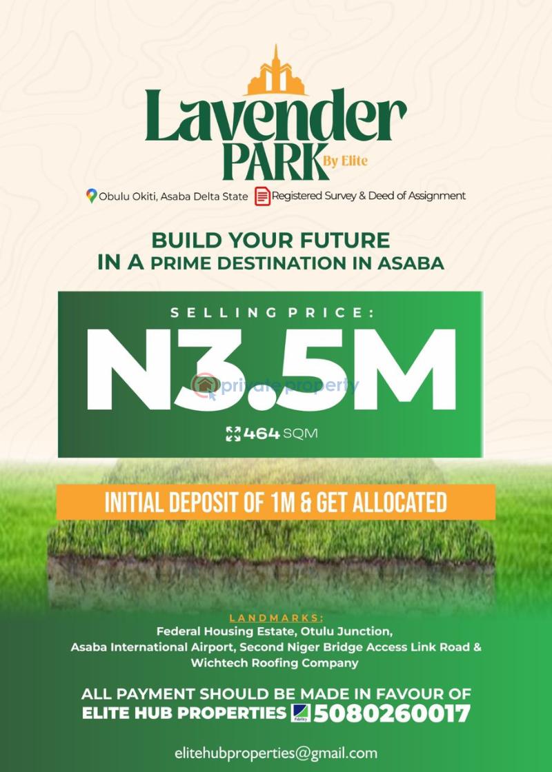 Residential Land For Sale Asaba Delta