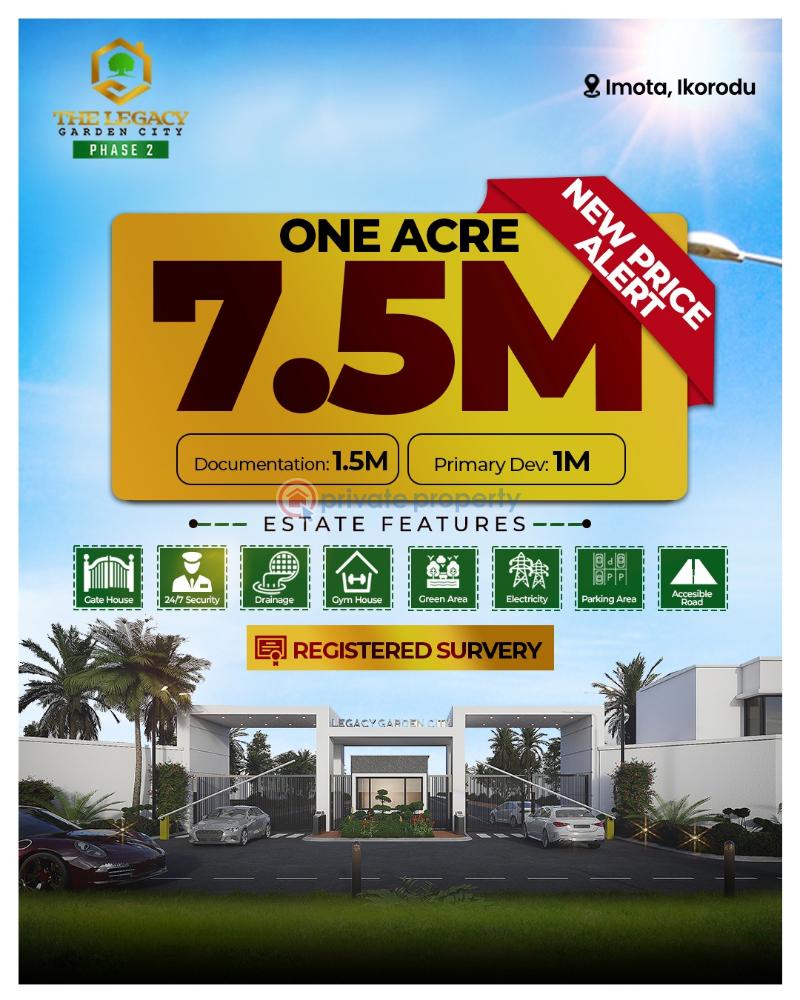 Residential Land For Sale Imota By Lagos Ogun Boundary Sagamu Ogun - 1