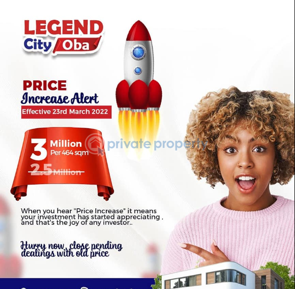 Land For Sale Rogenny, Oba Awka Anambra Area (PID DSTD111693