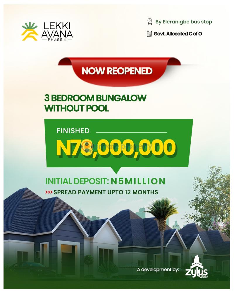 4 bedroom Bungalow For Sale Eleran Igbe Ibeju-Lekki Lagos - 0