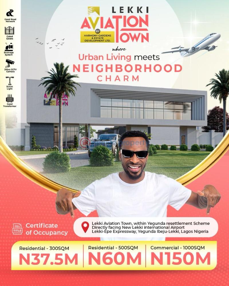 Lekki aviation town 4 bedroom Mixed use Land For Sale Iberekodo Ibeju-Lekki Lagos