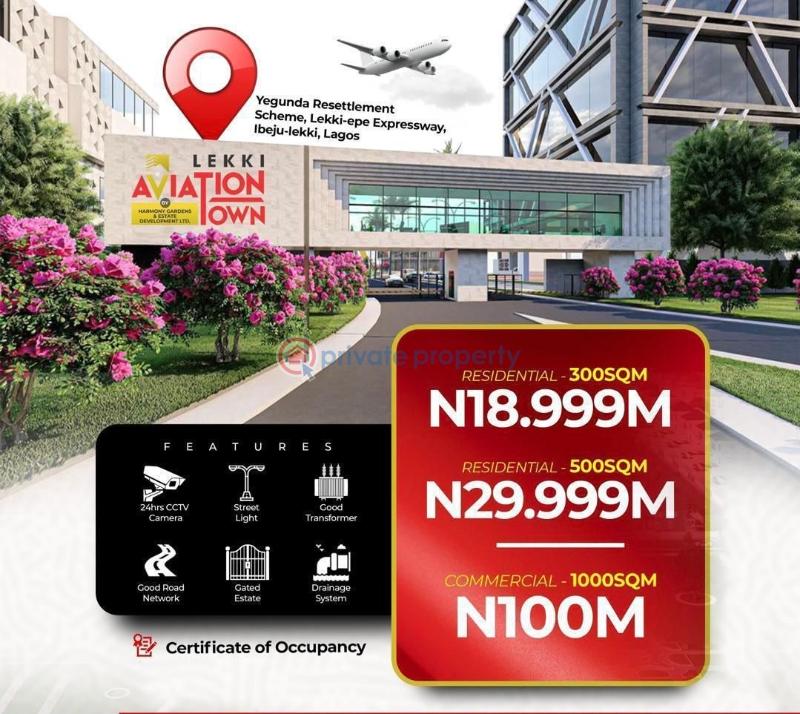 Lekki aviation town with cofo - 6 Residential Land For Sale Lekki Epe Express Way Ibeju-Lekki Lagos - 6