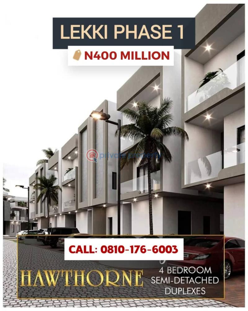 4 bedroom Semi detached Duplex For Sale End Of Freedom Way Lekki Lekki Phase 1 Lagos - 0