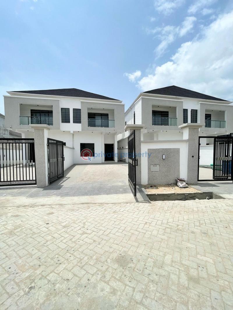 Lekki luxurious duplex*  🔑🔑 4bedrooms semi-detached duplex with bq for sale!! - 1 4 bedroom Semi detached Duplex For Sale Ologolo Lekki Lagos - 1