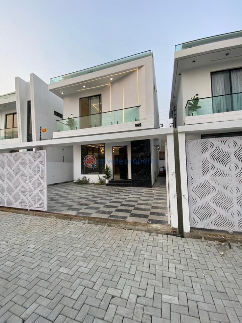 Lekki luxurious duplex*  5bedrooms fully-detached duplex with bq for sale!! - 2 5 bedroom Detached Duplex For Sale 2nd Toll Gate Lekki Lagos - 2