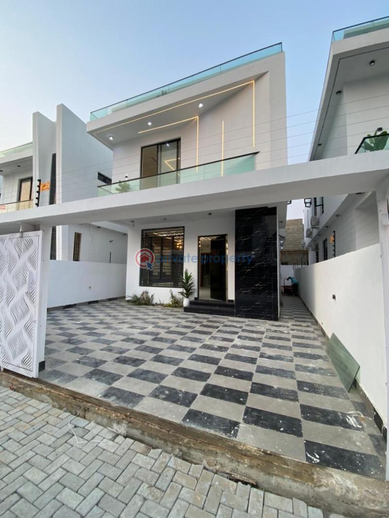Lekki luxurious duplex*  5bedrooms fully-detached duplex with bq for sale!! - 9 5 bedroom Detached Duplex For Sale 2nd Toll Gate Lekki Lagos - 9