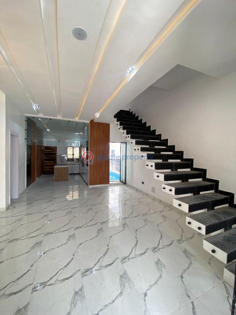 Lekki luxurious duplex with swimming pool*  🔑🔑 4bedrooms fully-detached duplex with bq for sale!! - 5 4 bedroom Detached Duplex For Sale 2nd Toll Gate Lekki Lagos - 5