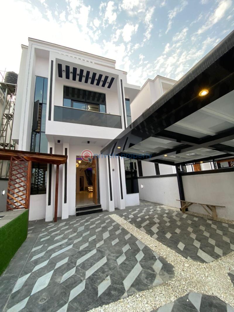 Lekki luxurious duplex with swimming pool*  🔑🔑 5bedrooms fully-detached duplex with bq for sale!! - 12 5 bedroom Detached Duplex For Sale 2nd Toll Gate Lekki Lagos - 12