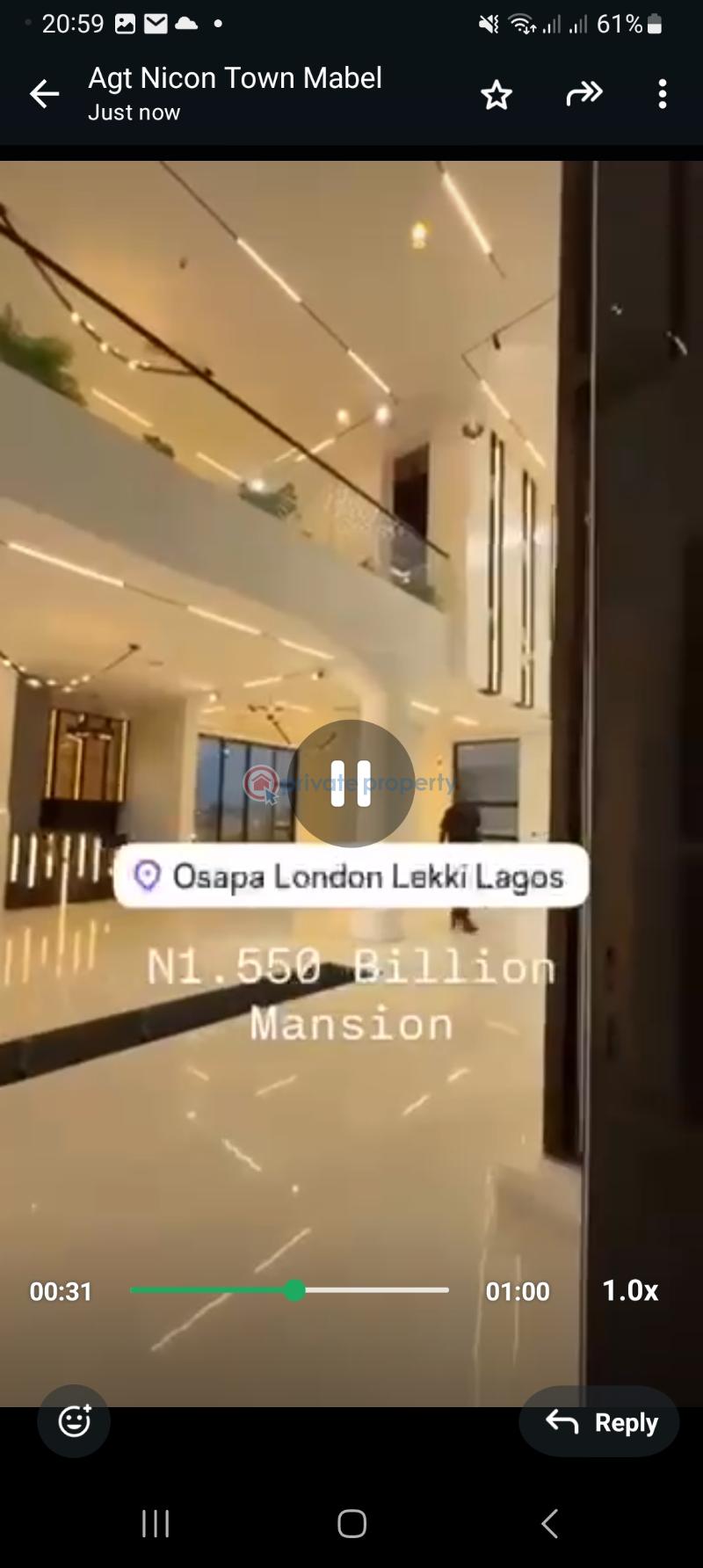 5 bedroom Detached Duplex For Sale Osapa London Lekki Lagos - 1