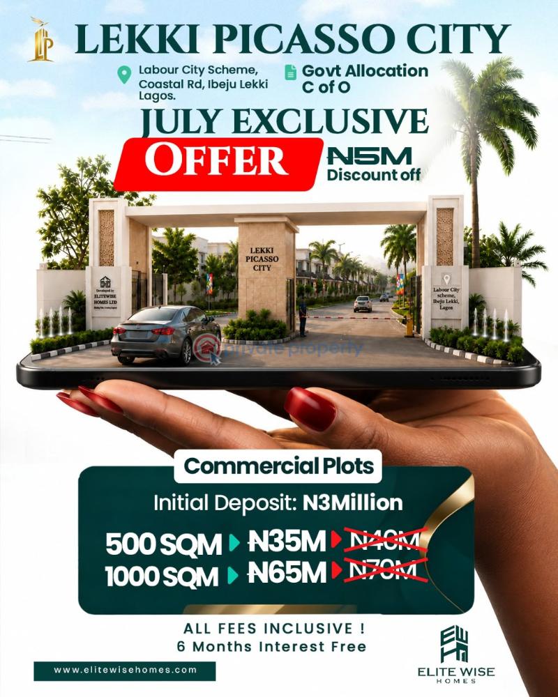 Residential Land For Sale Costal Road Ibeju-Lekki Lagos - 1
