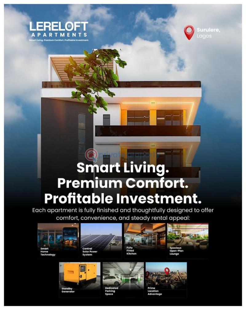 2 bedroom Block Of Flats For Sale Lereloft Apartment Aiyetoro Aguda Surulere Lagos Aguda  Surulere Lagos - 3