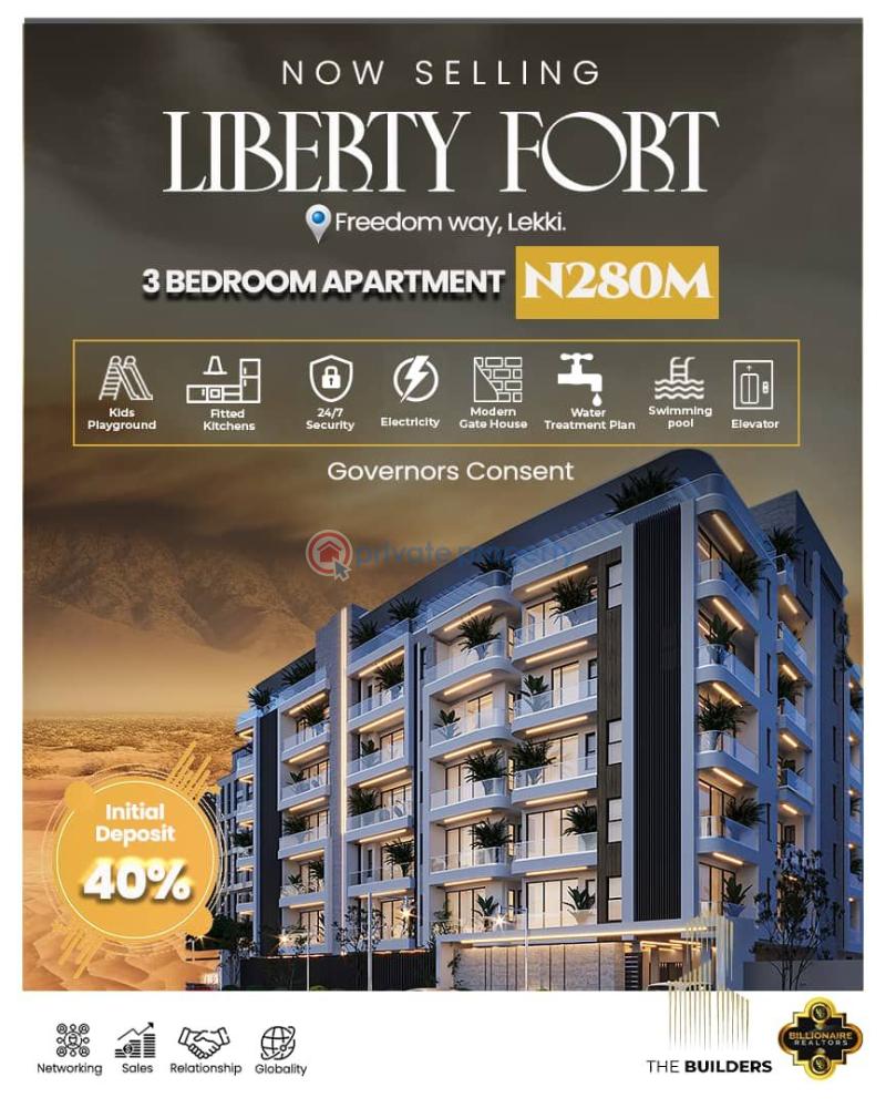 3 bedroom Flat & Apartment For Sale Freedom Way Lekki Lagos - 0
