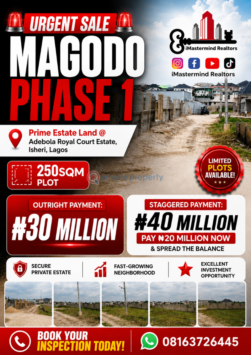 Mixed use Land For Sale Phase 1 Magodo Kosofe/Ikosi Lagos