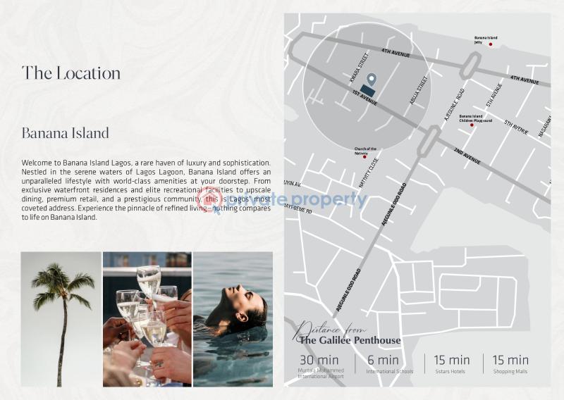 Live above it all: luxurious  4 bedroom penthouse on 3 levels - 753 sqm - 3 4 bedroom Penthouse For Sale Banana Island Estate Banana Island Ikoyi Lagos - 3
