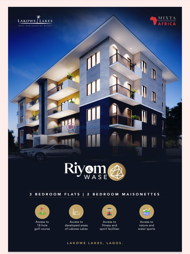 3 bedroom Maisonette For Sale Lakowe Lakes, Coscharis Motors Oribanwa Ibeju-Lekki Lagos - 0