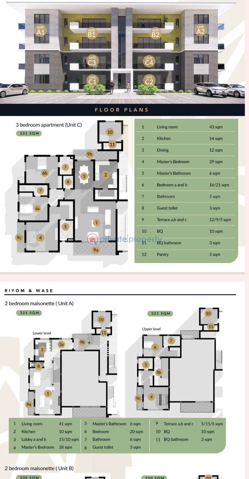 3 bedroom Maisonette For Sale Lakowe Lakes, Coscharis Motors Oribanwa Ibeju-Lekki Lagos - 1