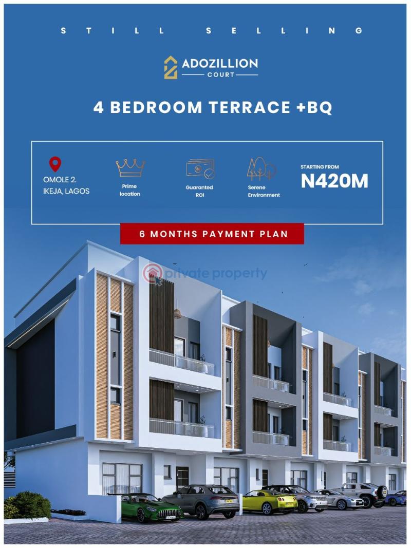 3 bedroom Duplex For Sale Shoprite Alausa Secretariat, Ojodu Berger Bus Stop. Omole Phase 2 Ojodu Lagos - 4