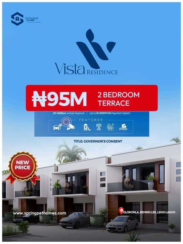 2 bedroom Terraced Duplex For Sale Vista Residence Behind Lbs (lagos Business School) Olokonla Ajah Lagos - 0