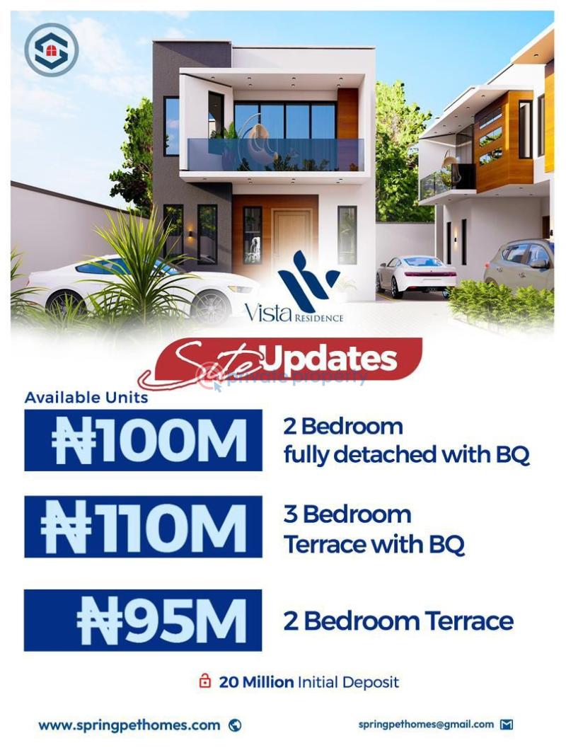 2 bedroom Terraced Duplex For Sale Vista Residence Behind Lbs (lagos Business School) Olokonla Ajah Lagos - 3