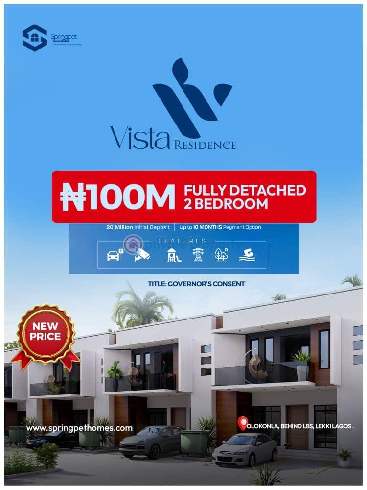 2 bedroom Terraced Duplex For Sale Vista Residence Behind Lbs (lagos Business School) Olokonla Ajah Lagos - 1