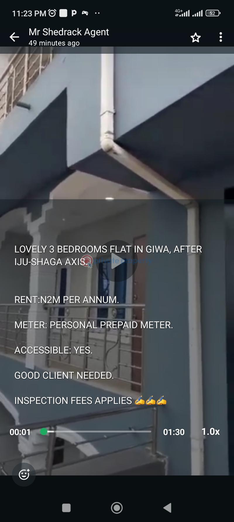 3 bedroom Block Of Flats For Rent Giwa, After Iju Ishaga Axis Iju-Ishaga Agege Lagos - 0