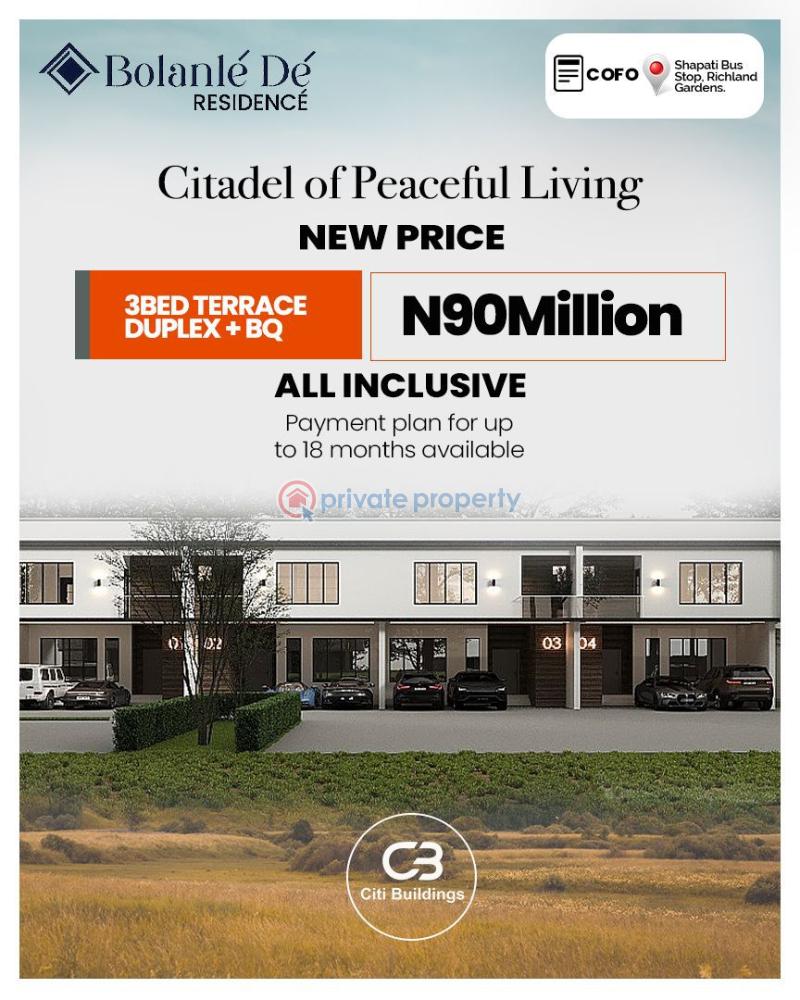 4 bedroom Semi detached Duplex For Sale Richland Gardens, Shapati Bus Stop Lakowe Ajah Lagos - 2