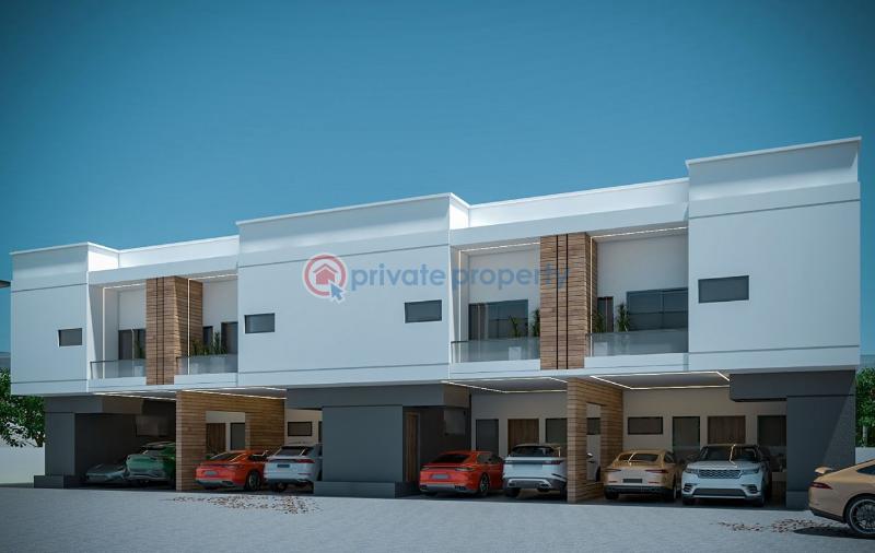 3 bedroom Terraced Duplex For Sale Lagos Business School, Hightech Road. Along Lekki Expressway Lagos - 2