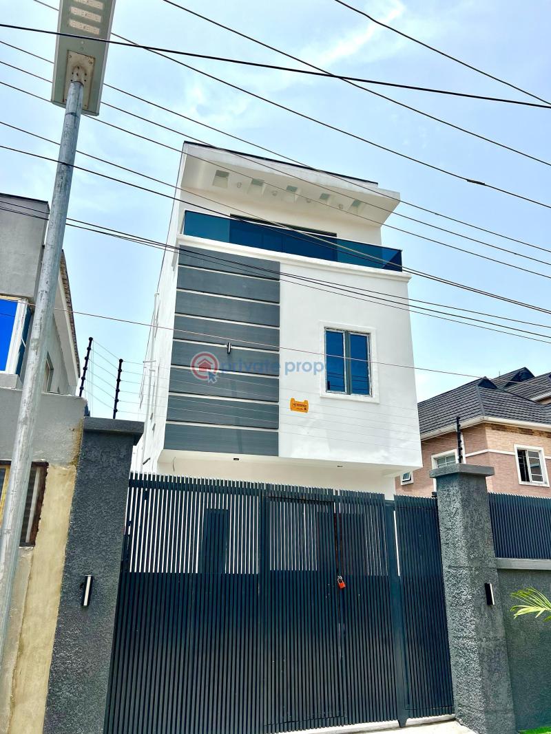 Lovely 4 bedroom fully detached duplex with bq - 0 4 bedroom Detached Duplex For Sale Osapa London Lekki Lagos - 0