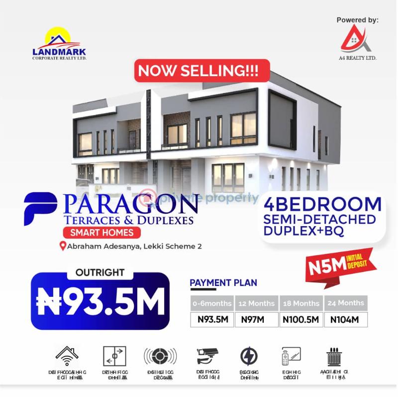 4 bedroom Duplex For Sale Inside Meridian Boulevard Estate, Okun Ajah, By Abraham Adesanya Okun Ajah Lagos - 0
