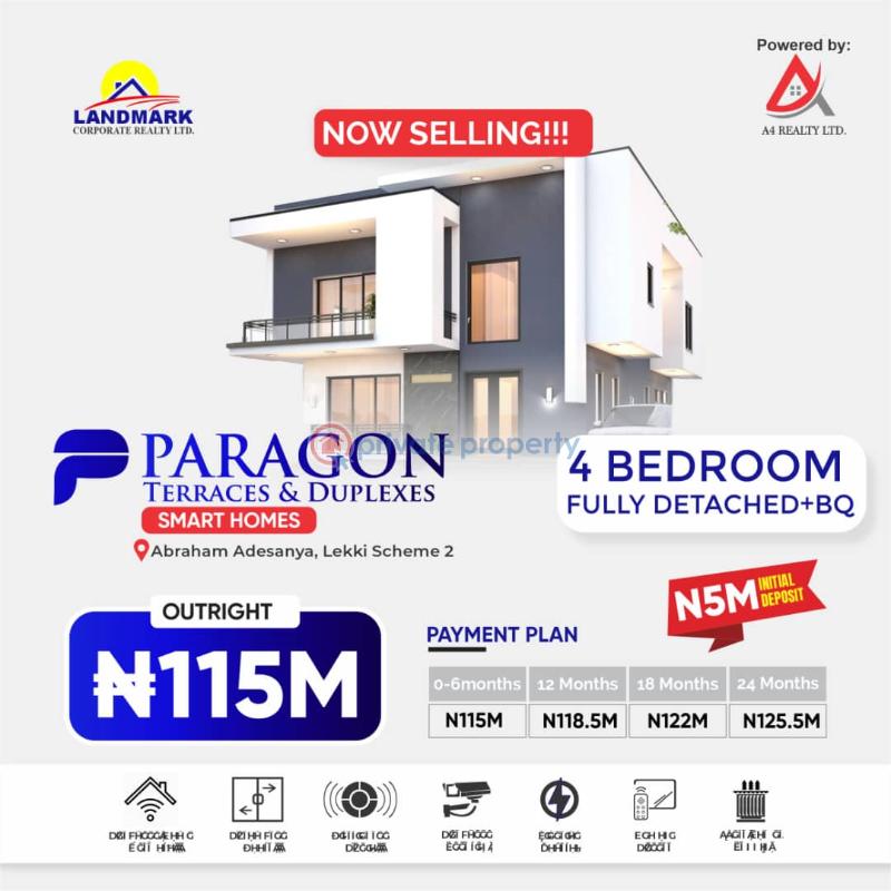 4 bedroom Duplex For Sale Inside Meridian Boulevard Estate, Okun Ajah, By Abraham Adesanya Okun Ajah Lagos - 12