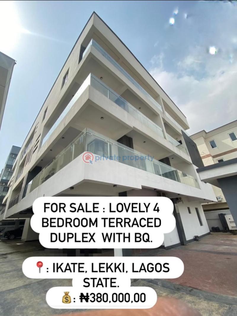 4 bedroom Terraced Duplex For Sale Ikate Elegushi Lekki Lagos - 0