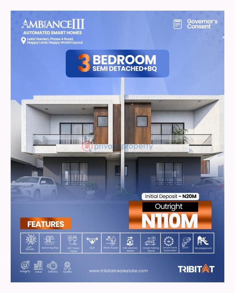 4 bedroom Detached Duplex For Sale Ambiance 3, Behind Lagos Business School, Sangotedo Ajah Lagos - 5