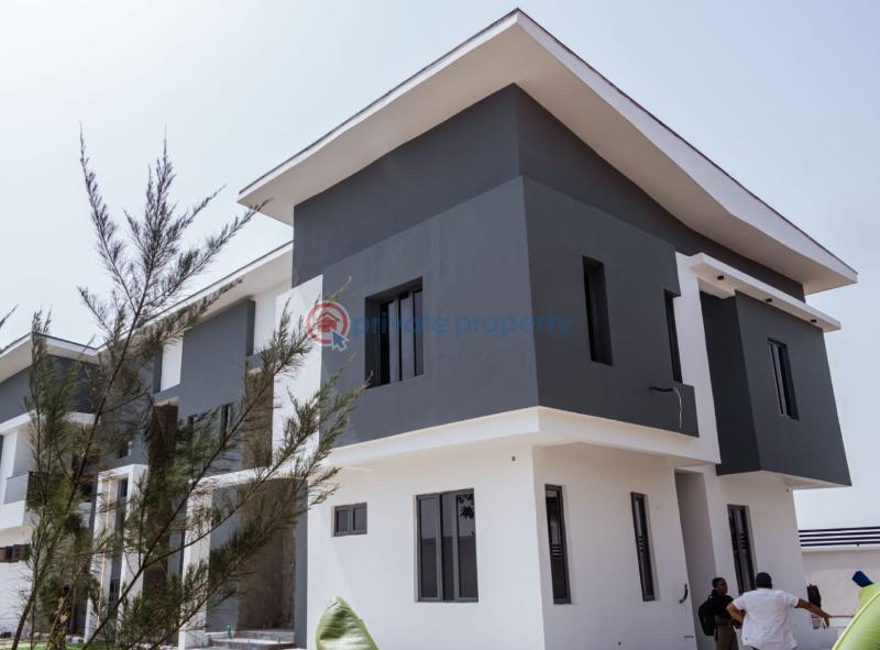Lovely 4bedroom semi-detached duplex with bq - 1 4 bedroom Semi detached Duplex For Sale Halleyvine Estate, Off Monastery Road, Sangotedo Ajah Lagos - 1