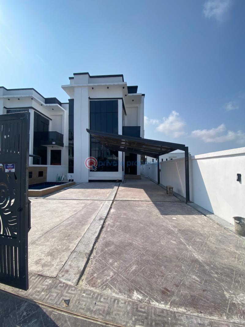 Lovely 5 bed duplex with 1bq - 1 5 bedroom Detached Duplex For Sale Orchid Road Along Lekki Expressway Lagos - 1