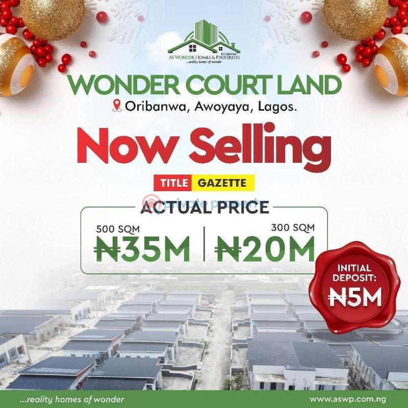 Residential Land For Sale Wonder Court, Awoyaya Oribanwa Ibeju-Lekki Lagos - 0