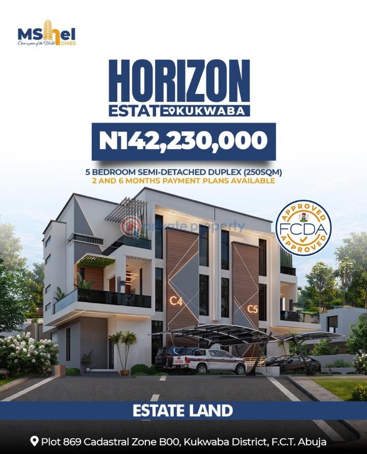 4 bedroom Semi detached Duplex For Sale Kukwuaba Abuja Phase 2 