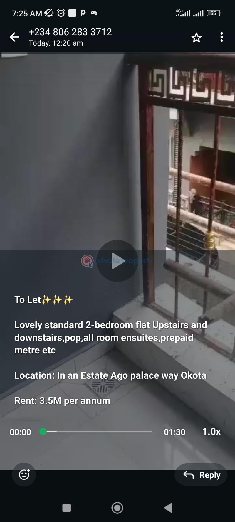 2 bedroom Block Of Flats For Rent In An Estate In Ago Palace Way Okota Ago Palace Isolo Lagos - 0