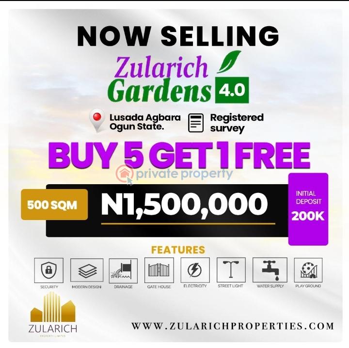 Residential Land For Sale Lusada Agbara Ogun State Agbara (Ogun) Ogun area  - 0