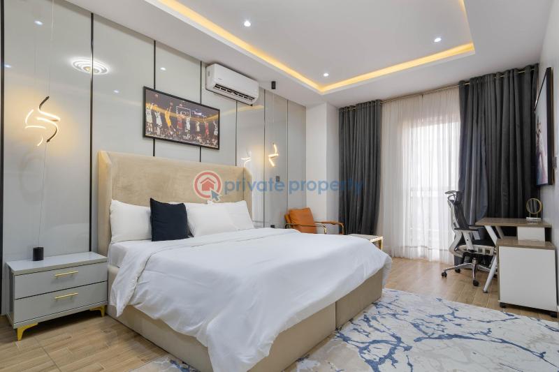 Luxurious 2-bedroom apartment with gym & rooftop lounge - 1 2 bedroom Block Of Flats Short let Lekki Phase 1 Lagos - 1